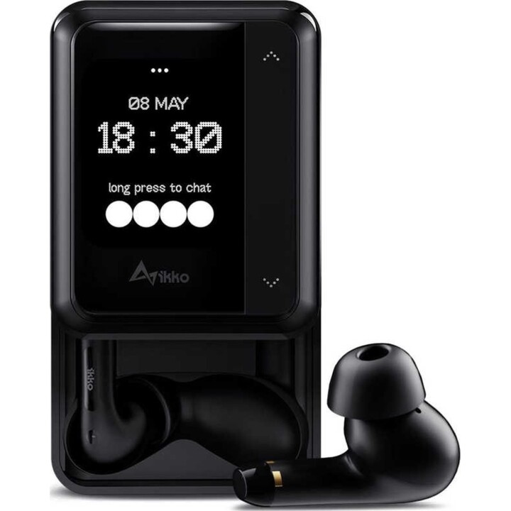 Fones de ouvido de tradução iKKO ActiveBuds AB02 AI com ANC e tela sensível ao toque inteligente