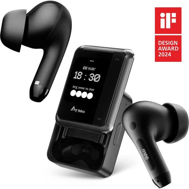 iKKO ActiveBuds AB02 AI Translation Earbuds with ANC & Smart Touchscreen