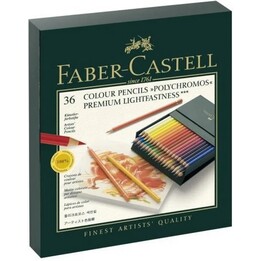 Faber-Castell Polychromos Künstlerfarbstifte Studiobox FC-110038 36-tlg
