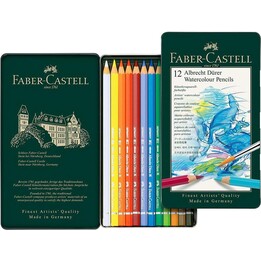 Faber-Castell Matite Acquerello Albrecht Dürer Stagno Metallico FC-117512 - 12 Pz