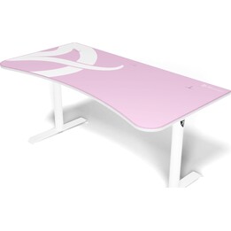 Arozzi Arena Gaming Desk Legno Tappetino per mouse in microfibra personalizzato Superficie bianco/rosa