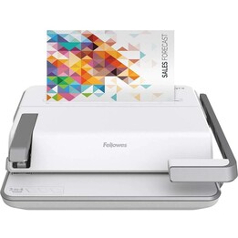 Fellowes Lyra 3-in-1 Binding Machine 5603101 Stapling and Punching System