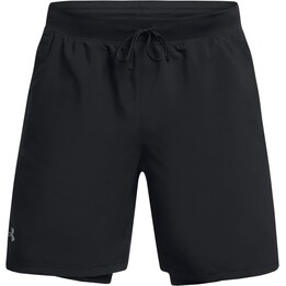 Under Armour UA Launch Pantaloncini da corsa da 7 pollici 562901 Nero, Taglia L
