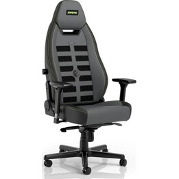 noblechairs LEGEND Shure Edition Chaise de jeu NBL-LGD-PU-SHU Cuir synthétique velours - Gris/Noir