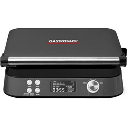 GASTROBACK 42449 Máquina de Waffles com Controlo Avançado, Edição Preta