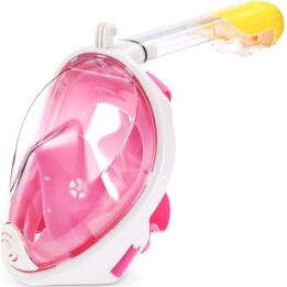 Free Breath M2068G Full Face Snorkeling Mask Pink S/M