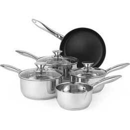 Ensemble de casseroles en acier inoxydable Russell Hobbs BW06572EU72, 5 pièces