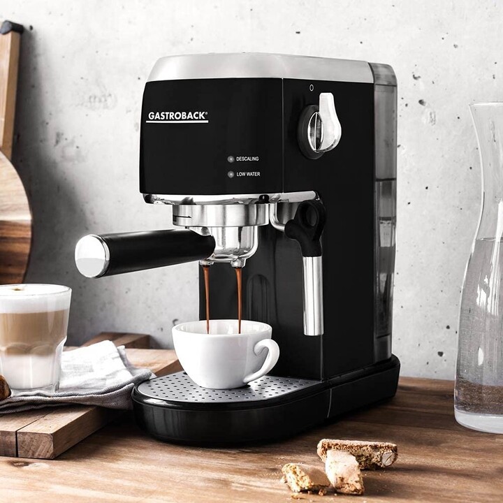 Macchina per caffè espresso GASTROBACK 42718 Design Piccolo, nera