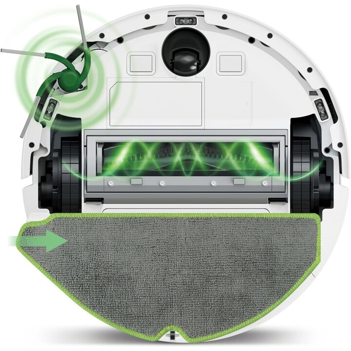 Saugroboter iRobot Roomba 115 Combo + Auto-Empty-Station Weiß