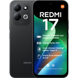 Xiaomi Redmi 17 5G, 4GB 128GB, 6.9 HD+, 7500mAh, Negro