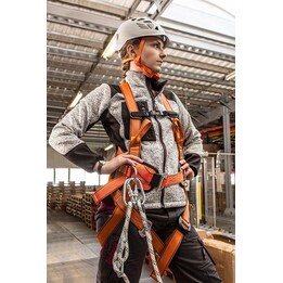 Neo Tools 97-102 set de seguridad anticaídas con cinturón y absorbedor, naranja