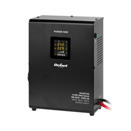 Rebel POWER-1000 Alimentatore di emergenza da parete: convertitore a onda sinusoidale pura con funzione di ricarica 12V 230V 10