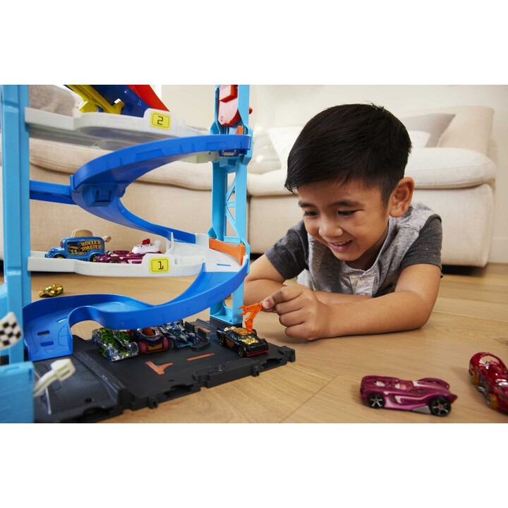 Hot Wheels City Racing Tower Track for Toy Cars +4 years
