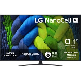 Televisão inteligente LG 65NANO82A6B NanoCell AI 4K de 65