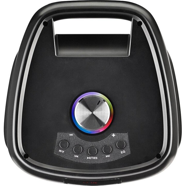 NGS Wildbanger 3 – Tragbarer Bluetooth-Lautsprecher mit USB- und AUX-Anschluss, RGB-Beleuchtung, 240 W, schwarz