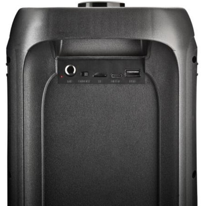 NGS Wildbanger 2 – Tragbarer Bluetooth-Lautsprecher mit USB- und AUX-Anschluss, RGB-Beleuchtung, 160 W, schwarz