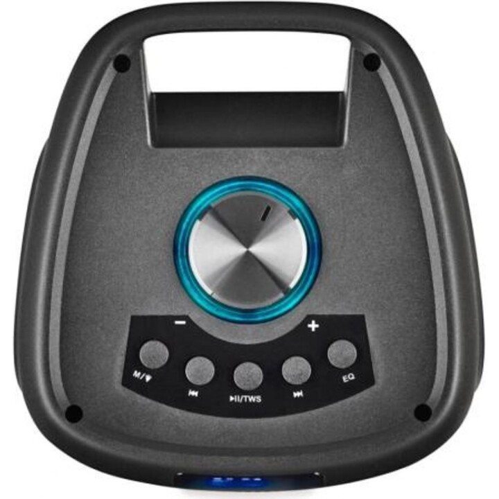 NGS Wildbanger 2 – Tragbarer Bluetooth-Lautsprecher mit USB- und AUX-Anschluss, RGB-Beleuchtung, 160 W, schwarz