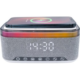 Rádio-despertador Denver CRQ-225 com carregamento sem fios Qi