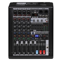 DNA Professional HLC 4 MK2 - Analoges Mischpult mit USB, Bluetooth, MP3, Phantomspeisung und DSP-Prozessor