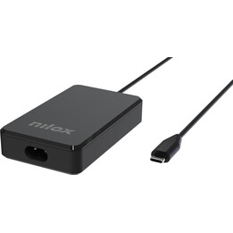 Nilox NXPDCGAN100W GaN USB-C laptop charger 100W black