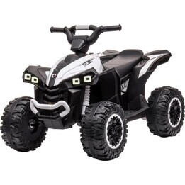 Lean Toys HL568 Kids Electric Ride On Quad Bike 12V White