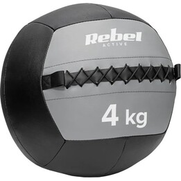 Palla da ginnastica Rebel RBA-3107-4, 4 kg, nera