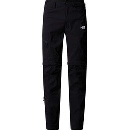Calças cónicas conversíveis The North Face Exploration Reg 667006, pretas, tamanho L