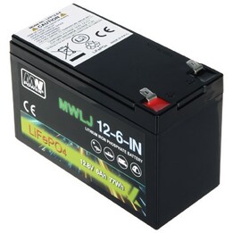 12.8V/6Ah LiFePO4 MWLJ MW Battery