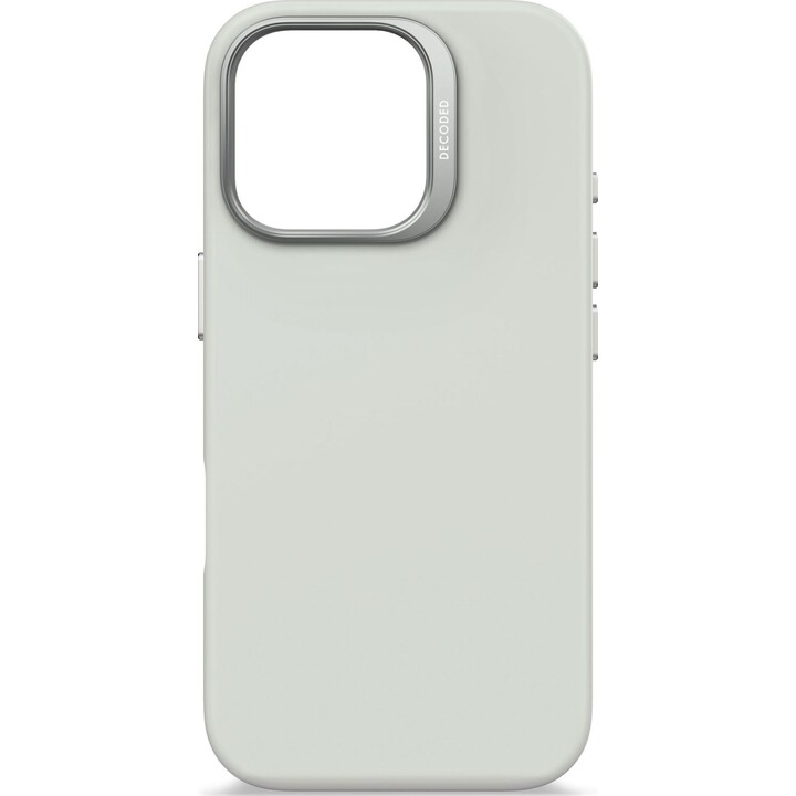 Decoded Silicone Case iPhone 16 Pro Stone Grey
