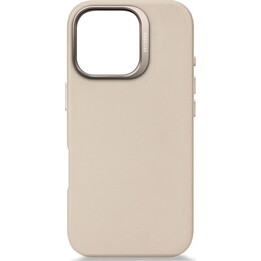 Decoded Leather Case für iPhone 16 Pro MagSafe beige