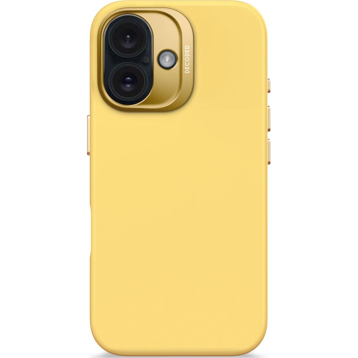 Decoded Silicone Case MagSafe yellow - case for iPhone 16