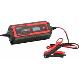 Cargador PRAKTIK 4 LCD, voltaje de carga: 6/12 V IDEAL, corriente de carga: 4A, voltaje de alimentación: 230V, tipo de batería: 