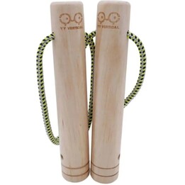 YY Vertical Cylinder Twins 531530 Maniglie da arrampicata in legno per l'allenamento - 33 mm