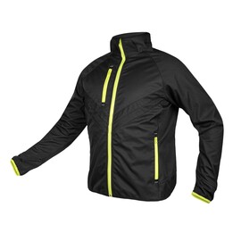 Mix&Match softshell jacket, black and yellow, size M