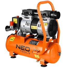 Neo Tools 12K020-1 compressore senza olio 12 L nero