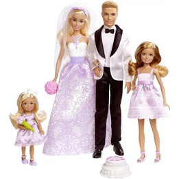 *****4-Piece Wedding Set for Barbie Dolls JCW41/3