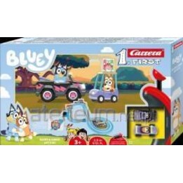 Carrera FIRST 1Primera pista Bluey & Bingo Let's Go 2,9 m blu