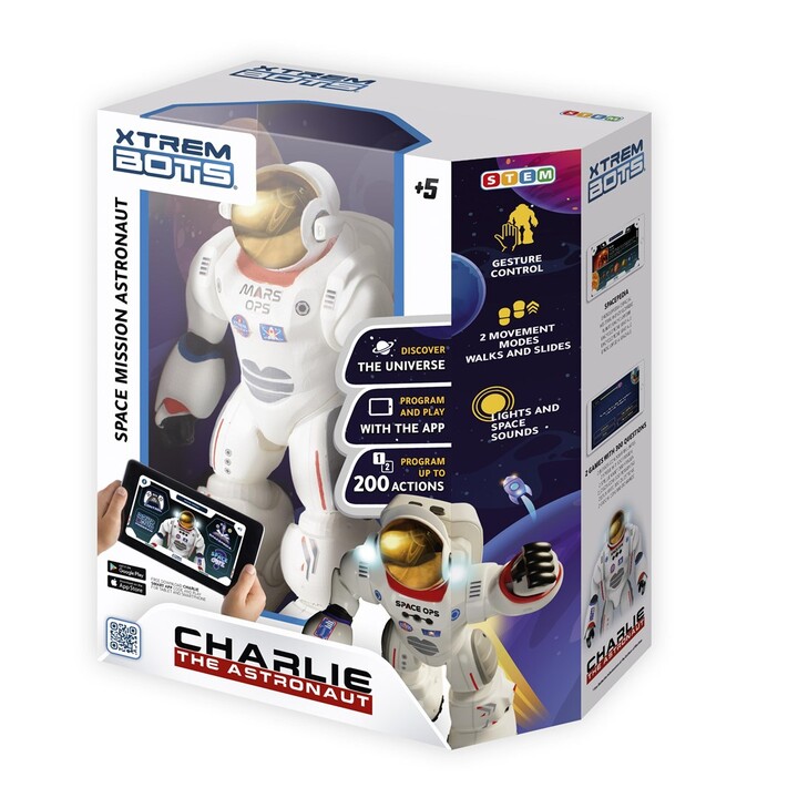 Robô Charlie Astronauta XTREM BOTS XT3803085 /4