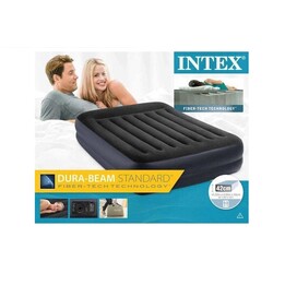 Intex Dura-Beam Plus Pillow Rest Raised Queen colchón hinchable azul