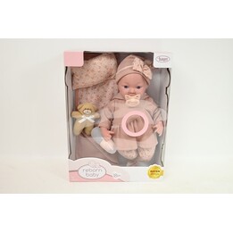 Muñeca Reborn BAYER de 38 cm + accesorios 93827AO 21194