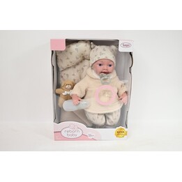 Reborn doll BAYER 38cm + accessories 93827AN 21170