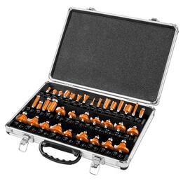Carbide milling cutters, 8 mm shank, set of 35