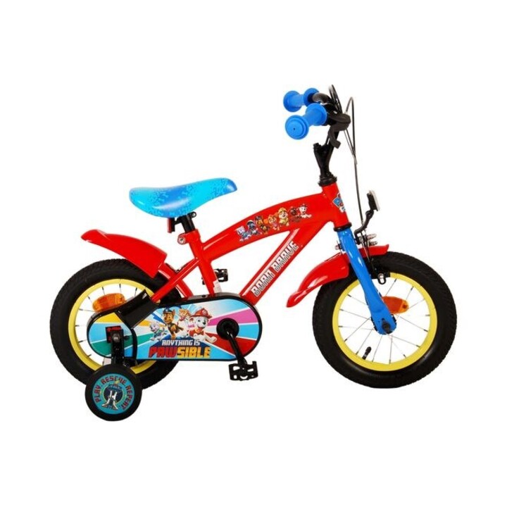 Volare 20506-CB12 bicicleta infantil Paw Patrol 12" vermelha/azul