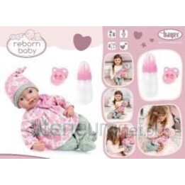 Bambola Reborn BAYER 38 cm + accessori 93827AM 21163