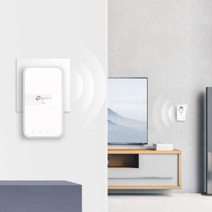 Adaptador de rede Powerline TP-Link TL-WPA7617, Ethernet, Wi-Fi, 1200 Mbit/s, branco, 1 unidade.