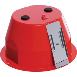 Bosch Public Address System (LC1-MFDS) Fireproof Metal Dome with Wire Pass-Through, Red, EN 54