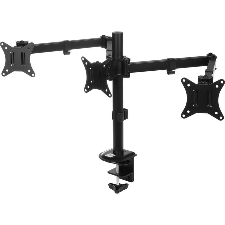 Brateck LDT66-C034 Tischhalterung für 3 Monitore schwarz