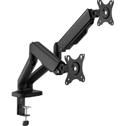 CableTech UCH0208-2 soporte para 2 monitores 17-32" negro