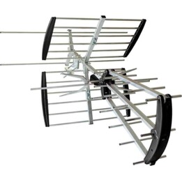 Antenna direzionale DVM HN63NWZ DVB-T/DVB-T2 con filtro LTE, 32 unità, con amplificatore.