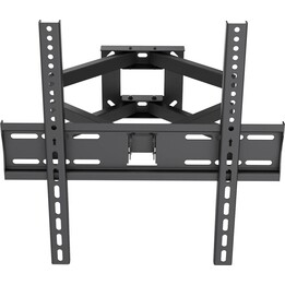 Soporte / colgador para TV Maclean, VESA máx. 400x400, 32-70", hasta 40 kg, negro, ajuste de inclinación +12°~-12° y giro +